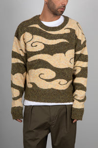 Maglione Cropped WOODBIRD-VERDE 2536-811