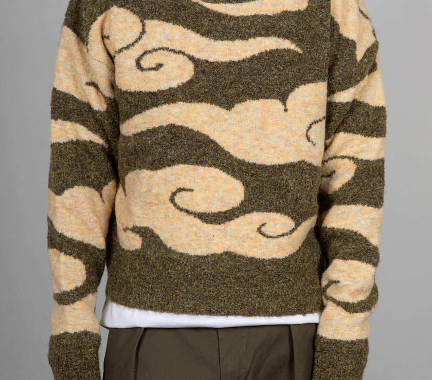 Maglione Cropped WOODBIRD-VERDE 2536-811