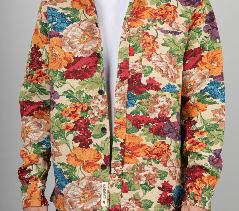 Giacca Jaquard WOODBIRD-FLOREALE 2536-709
