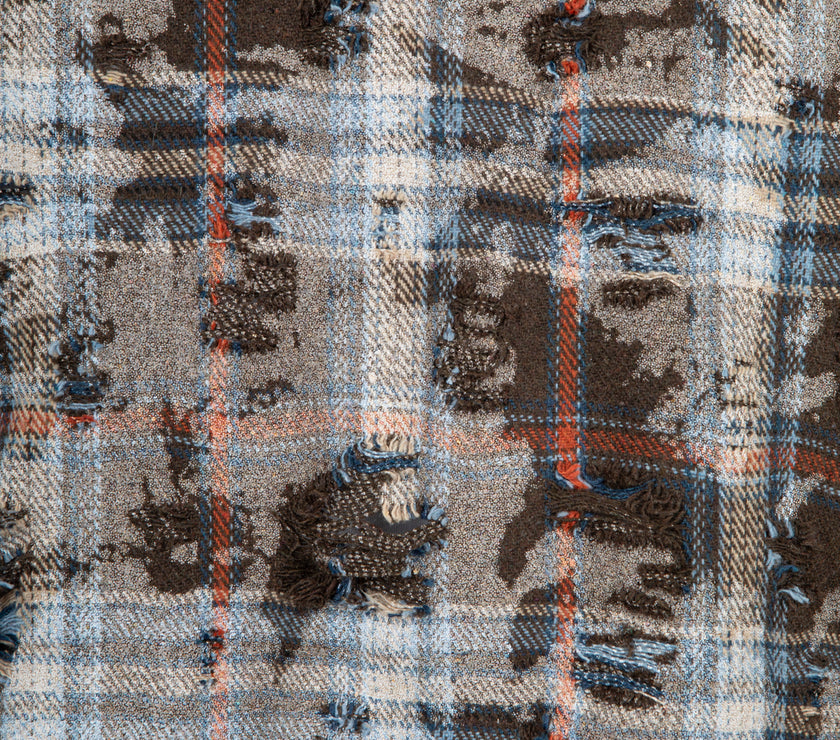 Camicia Destroyed WOODBIRD-2536-719