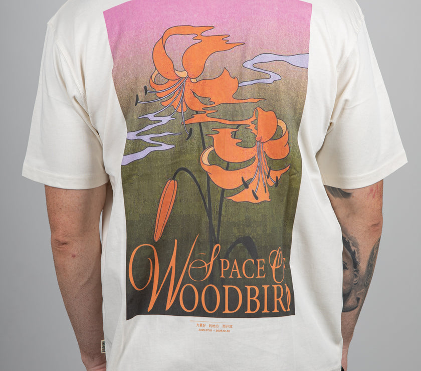 T-Shirt WOODBIRD-BIANCO SPORCO 2536-407