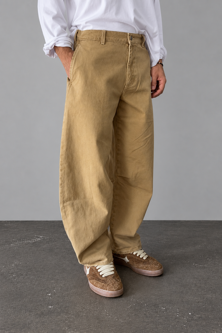 Pantalone WOODEN - BALLOON CAMMELLO