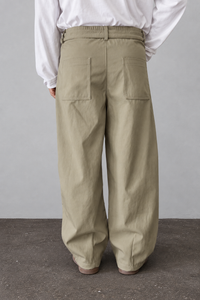Pantalone belted TELAMIRA - CTP06304 KJAKI