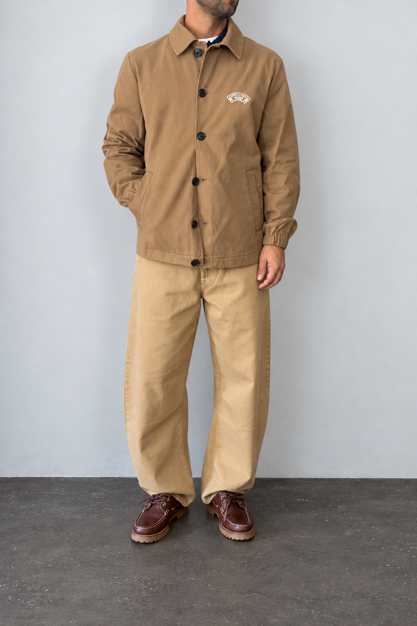 Giacca camicia WOODEN - LEEDS CAMMELLO
