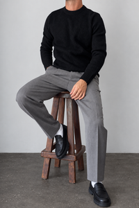 Maglione costa inglese TELAMIRA - MV-032 NERO