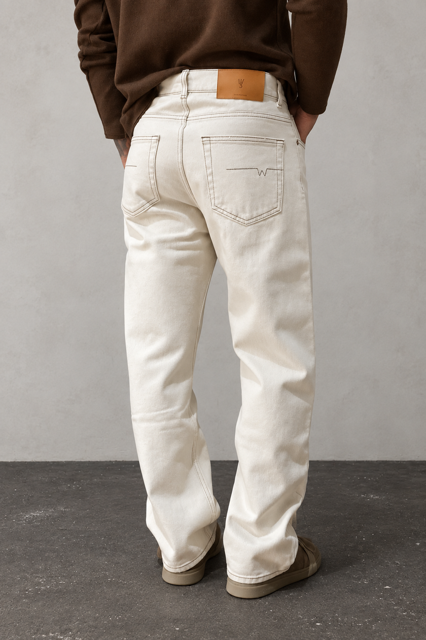 Jeans WOODEN - ORIGINAL VINTAGE ECRU' MORO
