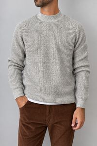 Maglione girocollo HAMAKI-OH - 3223H PERLA