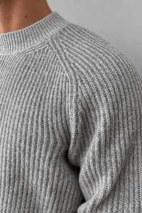 Maglione girocollo HAMAKI-OH - 3223H PERLA