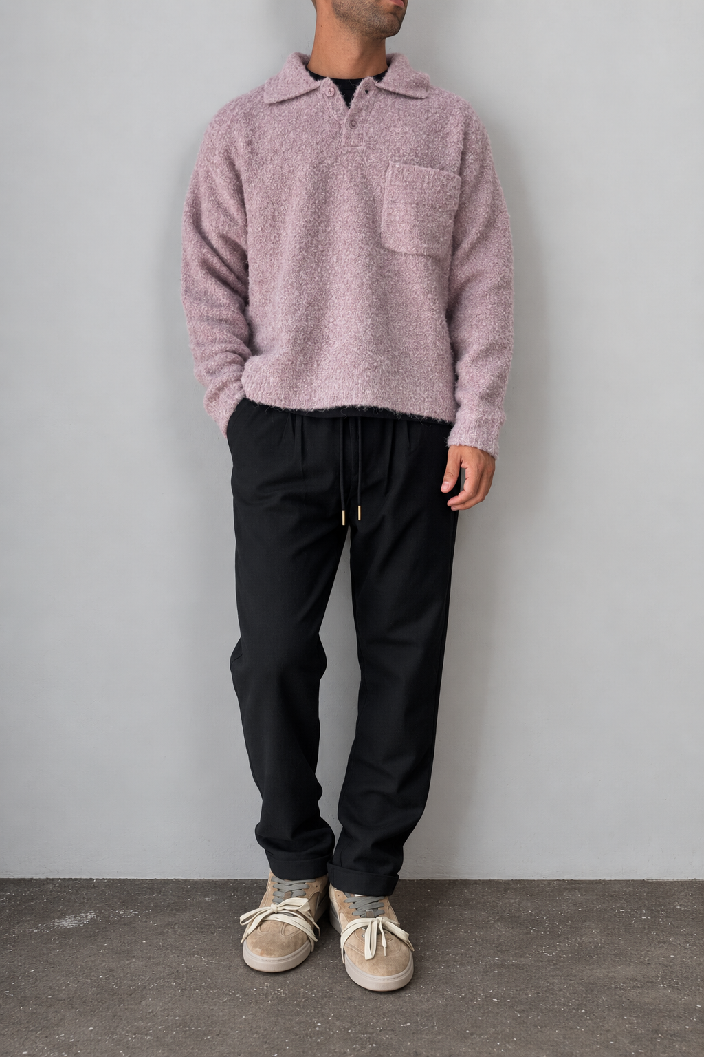 Pantalaccio in flanella GIANNI LUPO - GL5249BD NERO