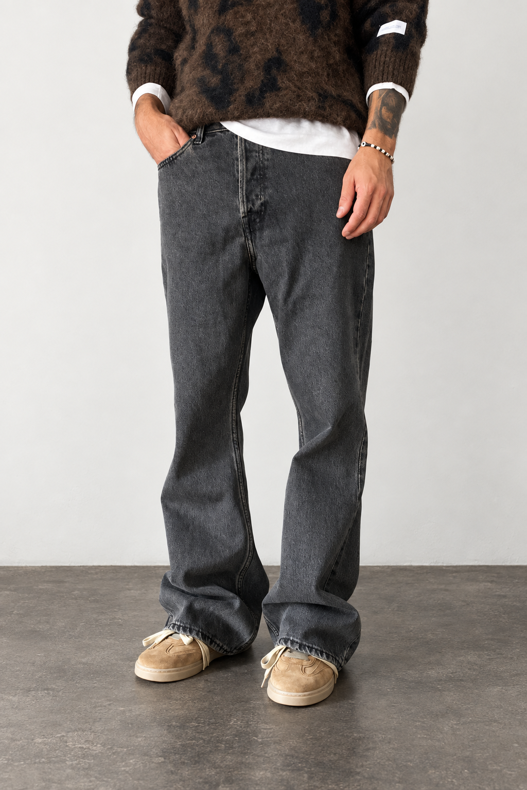 Jeans bootcut DR DENIM - RIFT-WIDE AGED BLACK