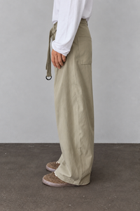 Pantalone belted TELAMIRA - CTP06304 KJAKI