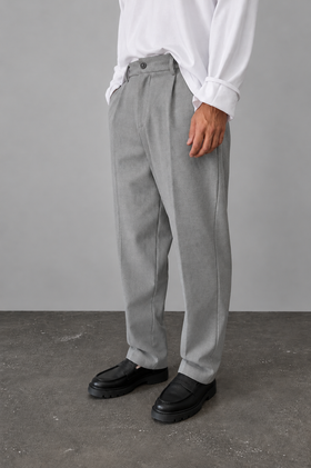Pantalone flanella GIANNI LUPO - GL9848 GRIGIO
