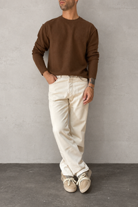 Jeans WOODEN - ORIGINAL VINTAGE ECRU' MORO