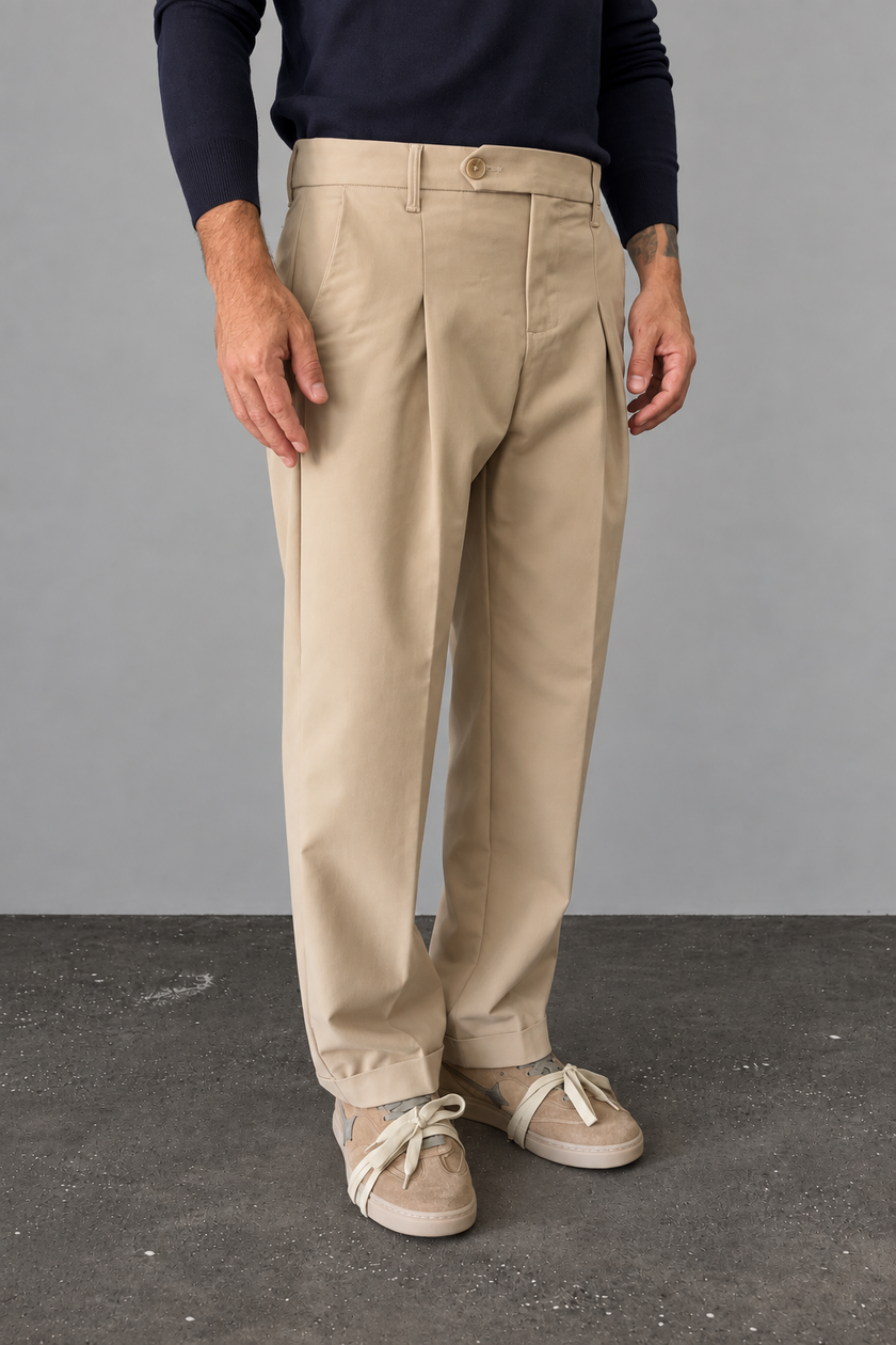 Pantalone sartoriale SQUAD2 - GANT BEIGE