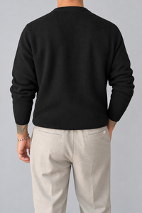 Maglione misto cashmere TELAMIRA - STM100 NERO