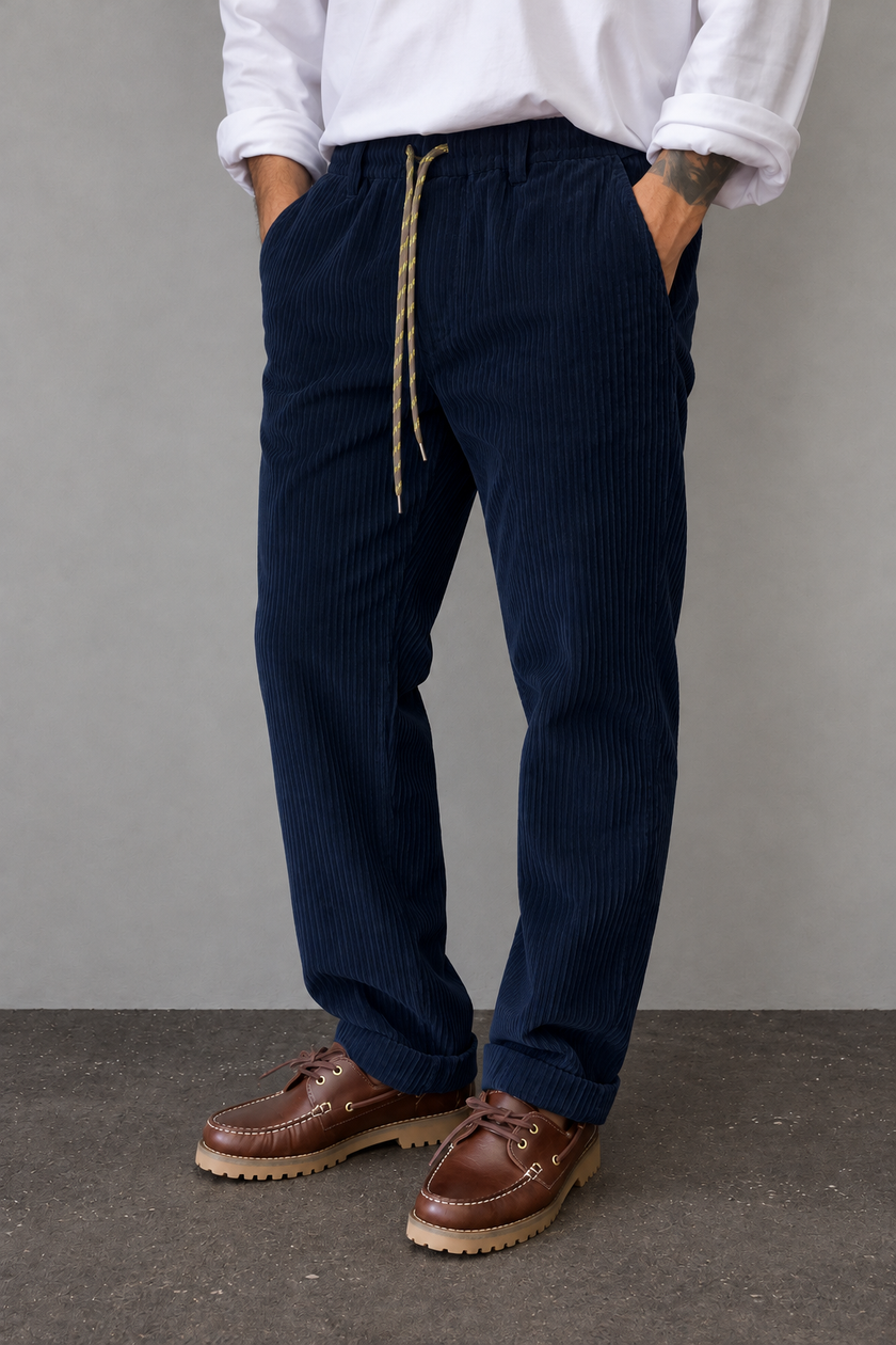 Pantalaccio in velluto rocciatore S001 - PAZ85ROC NAVY