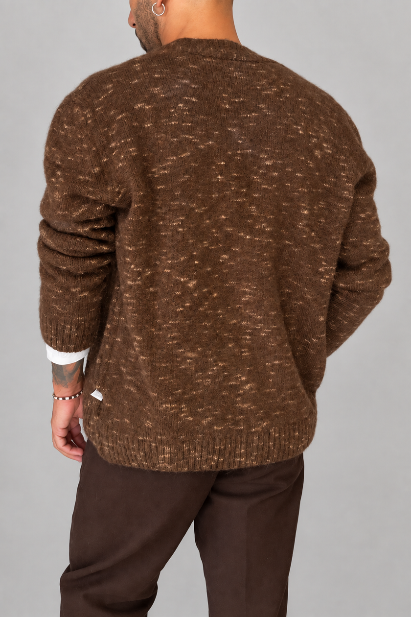 Cardigan Jacquard S001 - KODY82 CIGAR
