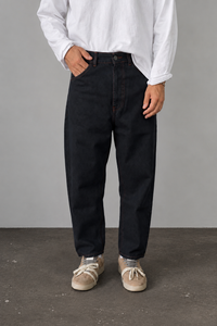Jeans WOODEN - JAPAN RAW BLACK RED