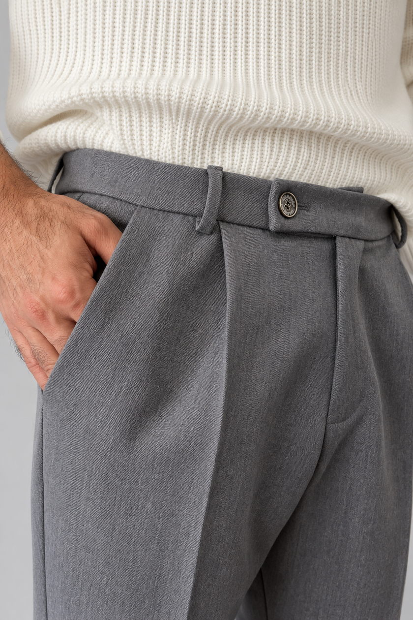Pantalone TELAMIRA - MTP05139 GRIGIO