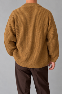 Cardigan WOODEN - CORTINA CAMEL