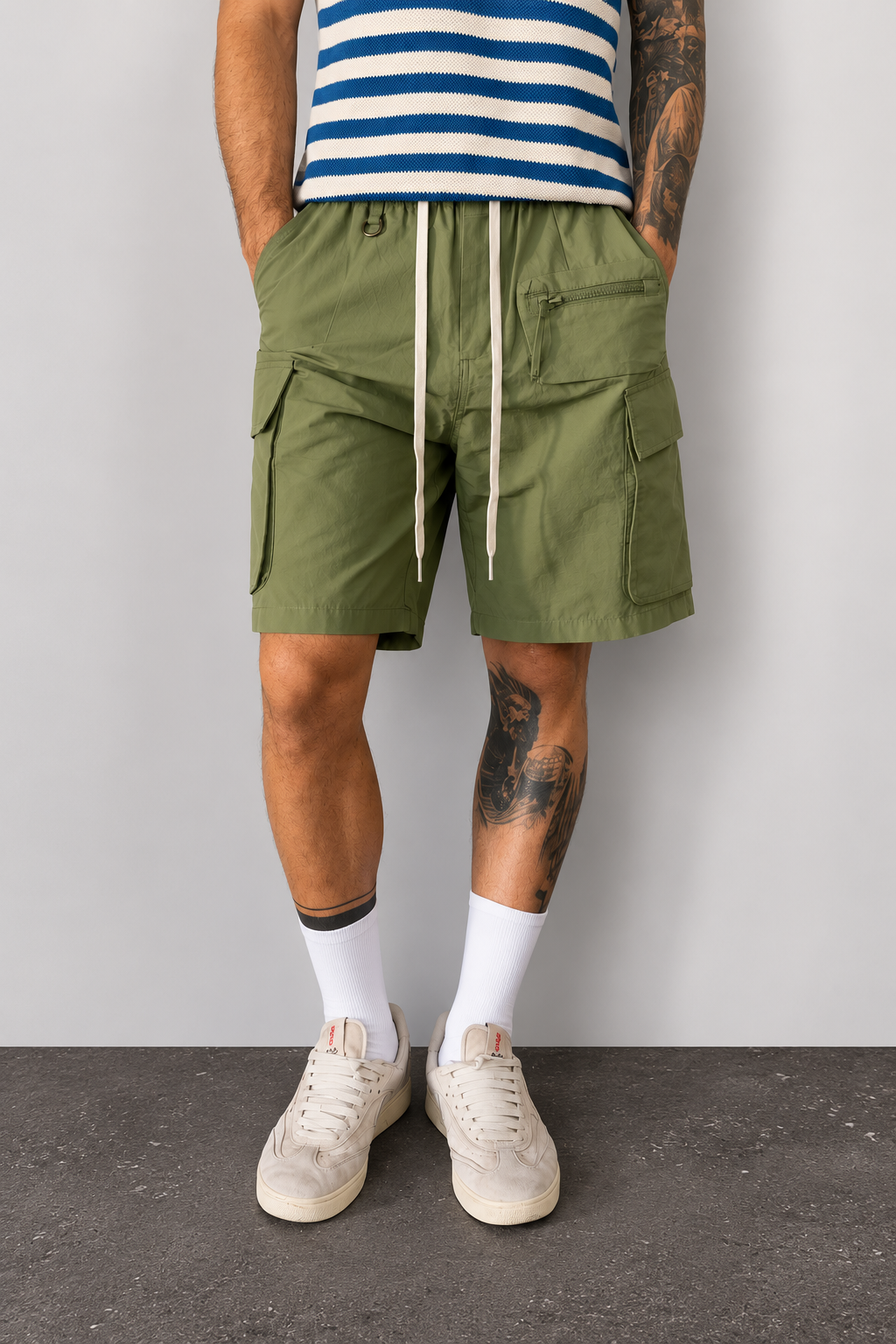 Bernuda safari GIANNI LUPO DOUBLE LABEL - GLW102G VERDE