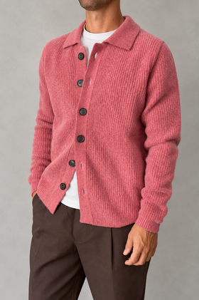 Cardigan WOODEN - DOBBIACO ROSA