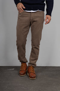 Pantalone in velluto PONT - RV5FAN YELLOWSTONE FANGO