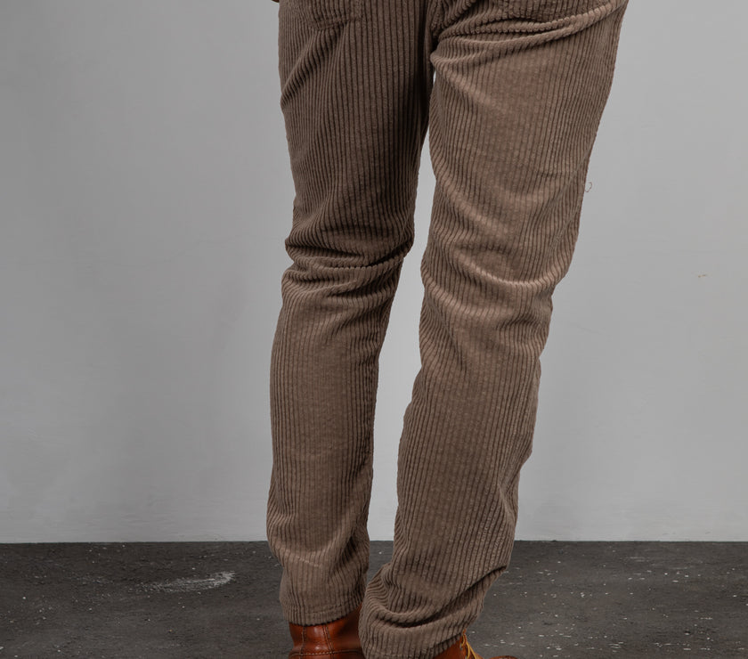 Pantalone in velluto PONT - RV5FAN YELLOWSTONE FANGO