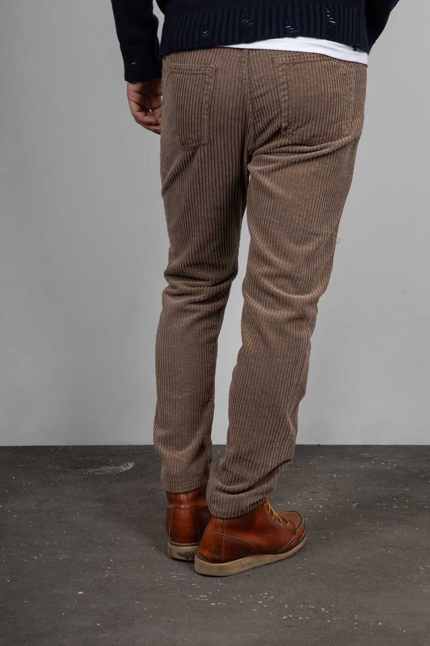 Pantalone in velluto PONT - RV5FAN YELLOWSTONE FANGO