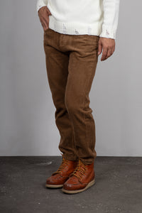 Pantalone in velluto PONT - RV5CAR YELLOWSTONE CARAMELLO