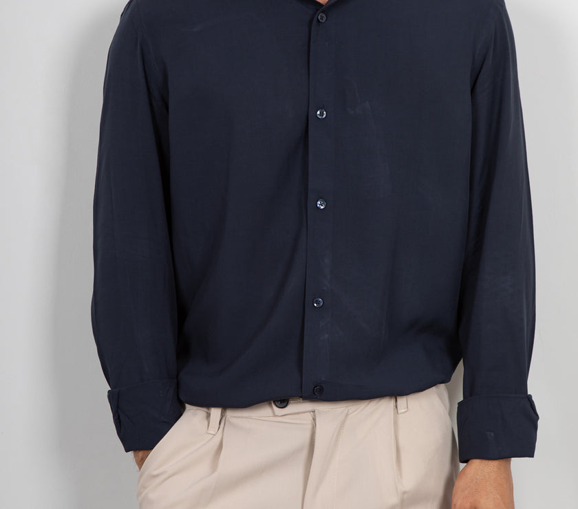 TELAMIRA-VENTURA BLACK shirt 100% VISCOSE 
