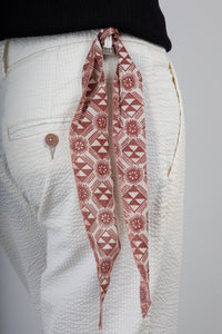Pantalone seersucker TREZ - PURO 3030S OFFWHITE 210