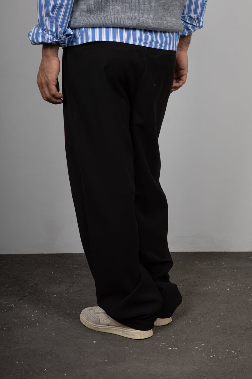 Pantalone WOODBIRD-Nero 2546-200