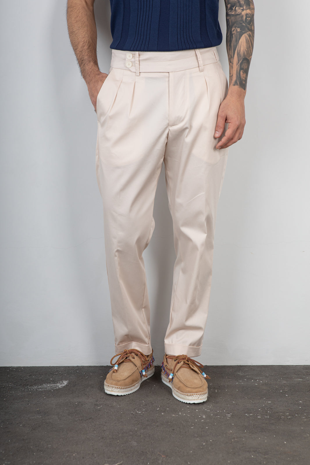 Pantalone SQUAD2 - CREMONINI BURRO