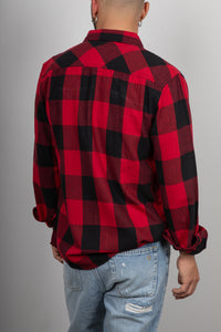 Camicia a quadri LANDEK - ROSSO LPC0205