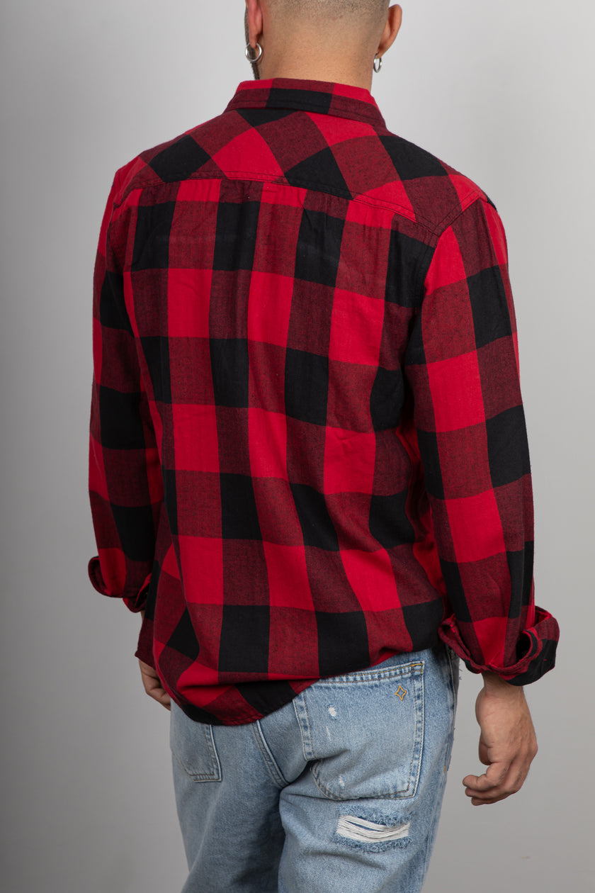 Camicia a quadri LANDEK - ROSSO LPC0205