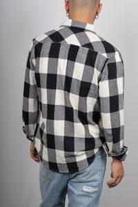 Camicia a quadri LANDEK - NERO LPC0205