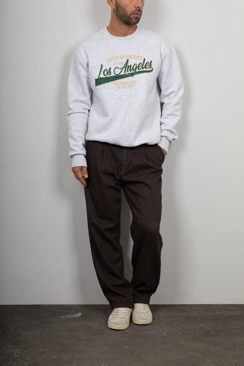 Felpa Los Angeles LANDEK - MELANGE LK2537
