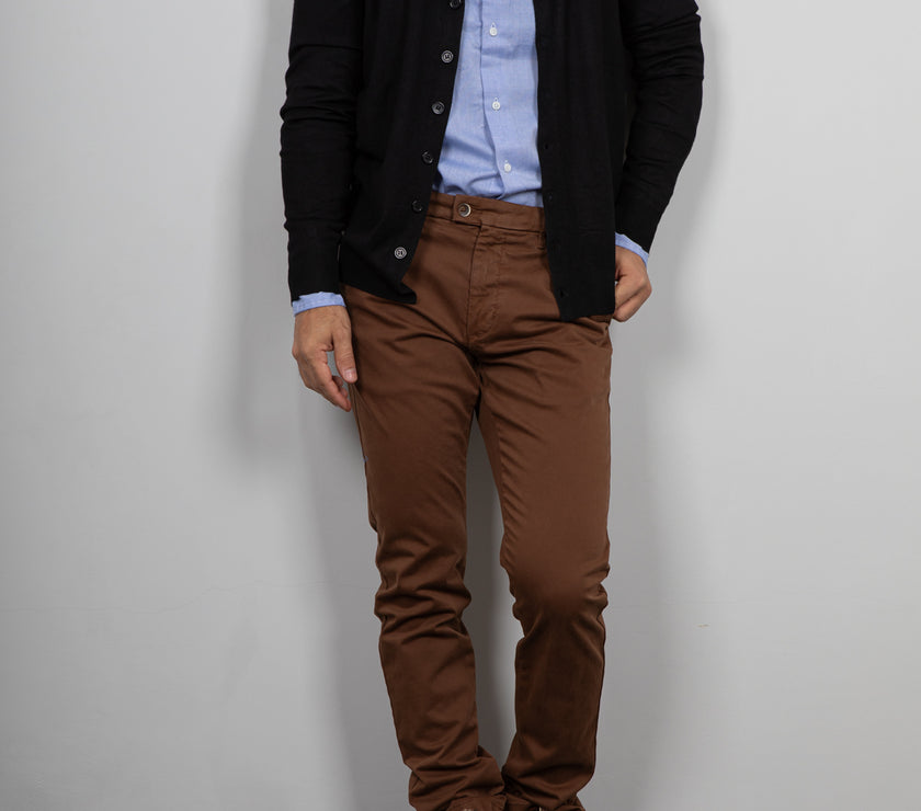 Camicia in oxford collo francese LANDEK - BLU LPC0114
