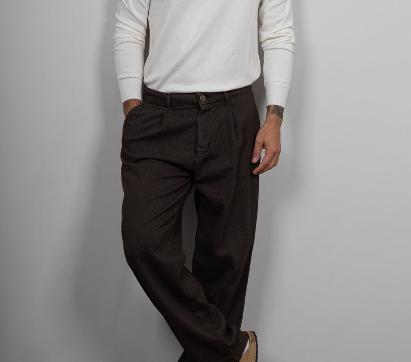 Maglione girocollo in viscosa LANDEK - PANNA L-207