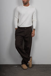 Maglione girocollo in viscosa LANDEK - PANNA L-207
