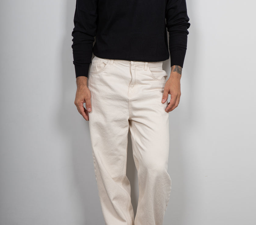Maglioncino in cotone lino LANDEK - NERO LP251036A