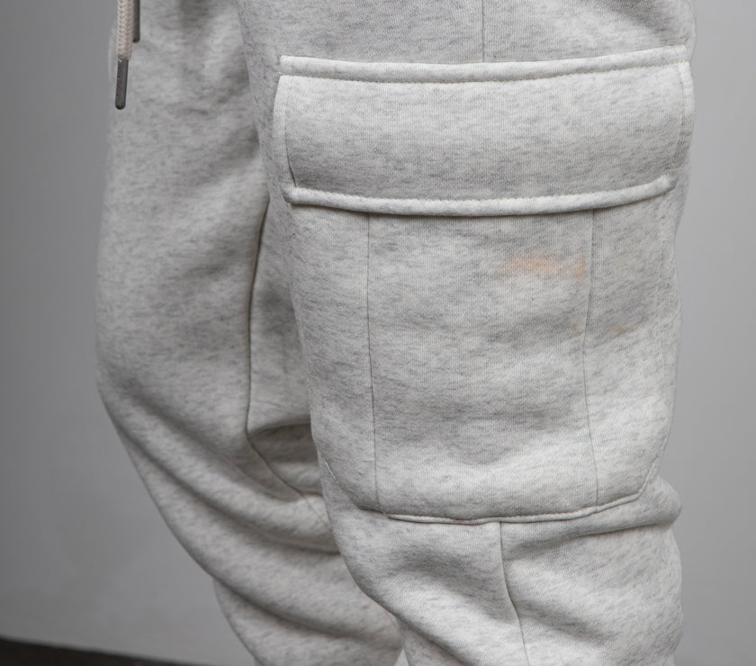 Pantalone  Felpato Cargo TELAMIRA- MELANGE BTF0034