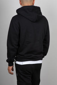 Felpa Cappuccio-NERO BTF0032
