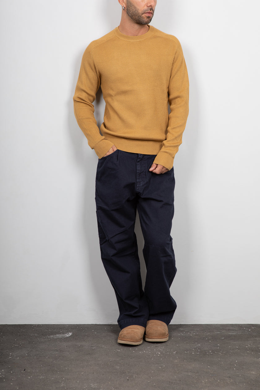 Maglione viscosa costa inglese GIANNI LUPO - SENAPE GL35213GZ