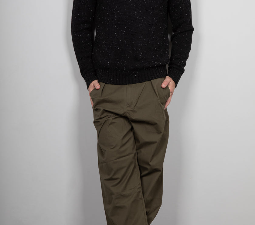 Maglione half zip INDICODE - NERO 35-862