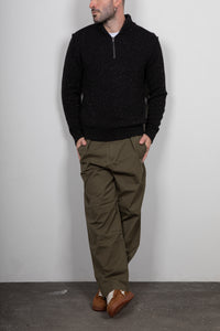 Maglione half zip INDICODE - NERO 35-862