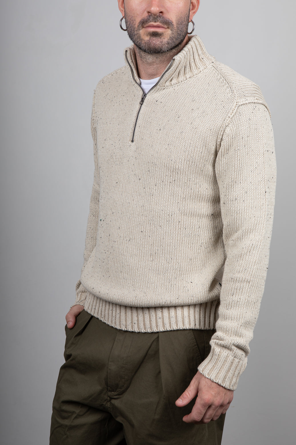 Maglione half zip INDICODE - CORDA 35-862