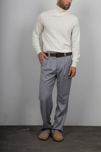 Maglione collo alto cachemire GIANNI LUPO - PANNA GL387S