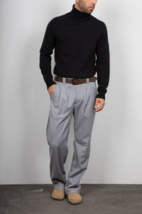 Maglione collo alto cachemire GIANNI LUPO - nero GL387S